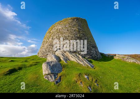 Dun Carloway Broch, Doune, Carloway, Isle of Lewis Stockfoto