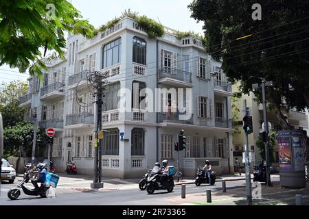 Blick auf die Straße von Tel Aviv Stockfoto