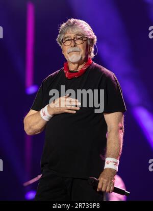 Randy Owen aus Alabama tritt am 4. Tag des CMA Fest im Nissan Stadium am Donnerstag, den 11. Juni 2023 in Nashville, Tennessee auf. (Foto: Amiee Stubbs/imageSPACE)/Sipa USA Credit: SIPA USA/Alamy Live News Stockfoto