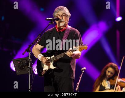 Randy Owen aus Alabama tritt am 4. Tag des CMA Fest im Nissan Stadium am Donnerstag, den 11. Juni 2023 in Nashville, Tennessee auf. (Foto: Amiee Stubbs/imageSPACE)/Sipa USA Credit: SIPA USA/Alamy Live News Stockfoto