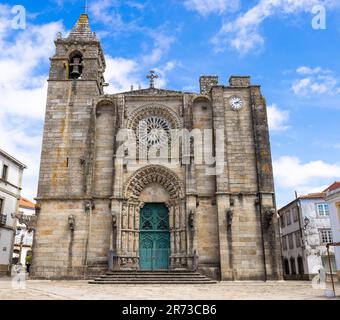 Kirche San Martiño de Noia Stockfoto