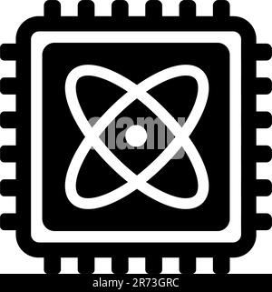 KI (künstliche Intelligenz) , Motiv der neuesten Technologie, Vektorsymbol-Illustration Stock Vektor