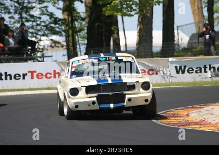 SVRA (Sportcar Vintage Racing Association) Vintage Festival Weekend 2023 auf der Road America Sports Car Course in Elkhart Lake, Wisconsin, USA Stockfoto
