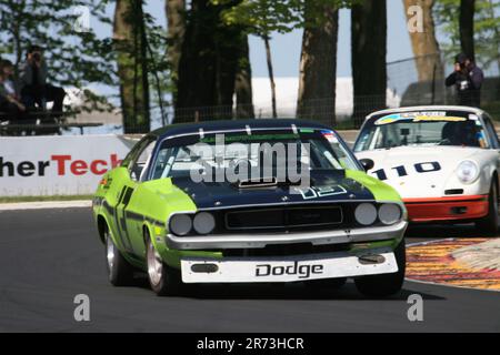 SVRA (Sportcar Vintage Racing Association) Vintage Festival Weekend 2023 auf der Road America Sports Car Course in Elkhart Lake, Wisconsin, USA Stockfoto