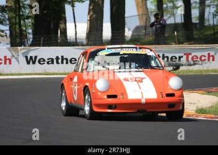 SVRA (Sportcar Vintage Racing Association) Vintage Festival Weekend 2023 auf der Road America Sports Car Course in Elkhart Lake, Wisconsin, USA Stockfoto