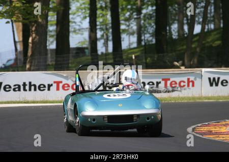 SVRA (Sportcar Vintage Racing Association) Vintage Festival Weekend 2023 auf der Road America Sports Car Course in Elkhart Lake, Wisconsin, USA Stockfoto