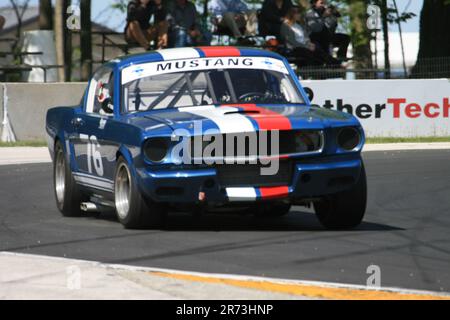 SVRA (Sportcar Vintage Racing Association) Vintage Festival Weekend 2023 auf der Road America Sports Car Course in Elkhart Lake, Wisconsin, USA Stockfoto