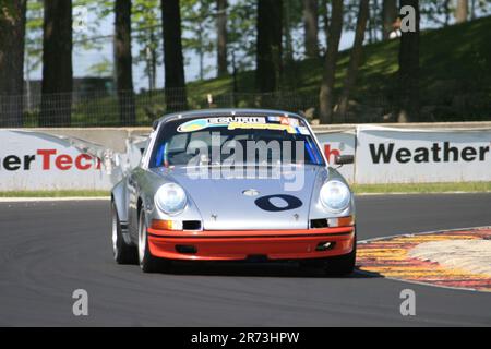 SVRA (Sportcar Vintage Racing Association) Vintage Festival Weekend 2023 auf der Road America Sports Car Course in Elkhart Lake, Wisconsin, USA Stockfoto