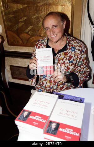 Paris, Frankreich. 12. Juni 2023. Daniel Mesguich nimmt am 12. Juni 2023 am Pariser Buchpreis „Kunst des Lebens“ und an der Fouquet-Trophäe in Paris Teil. Kredit: Bernard Menigault/Alamy Live News Stockfoto