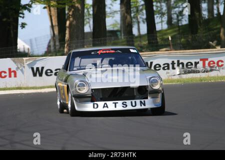 SVRA (Sportcar Vintage Racing Association) Vintage Festival Weekend 2023 auf der Road America Sports Car Course in Elkhart Lake, Wisconsin, USA Stockfoto