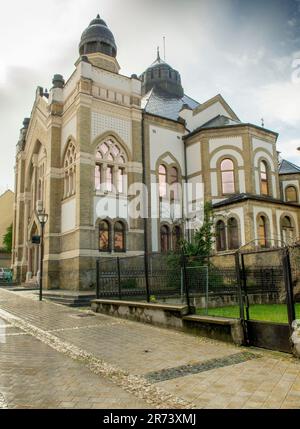 Die Nitra-Synagoge. Historisches Gebäude als Zentrum für kulturelle Aktivitäten genutzt. Nitra. Slowakei. Stockfoto