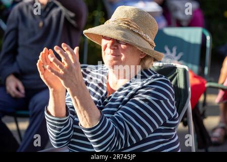 White Friday Brass Band Wettbewerbe. DAS BILD zeigt den Dobcross-Wettbewerb. Stockfoto