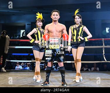 Tokio, Japan. 20. Mai 2023. Hiroto Kyoguchi aus Japan gewann am 20. Mai 2023 im Sumida City Gymnasium in Tokio, Japan, den Fliegerkampf. Kredit: Hiroaki Finito Yamaguchi/AFLO/Alamy Live News Stockfoto