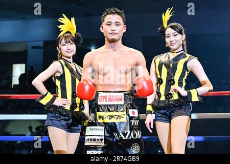 Tokio, Japan. 20. Mai 2023. Hiroto Kyoguchi aus Japan gewann am 20. Mai 2023 im Sumida City Gymnasium in Tokio, Japan, den Fliegerkampf. Kredit: Hiroaki Finito Yamaguchi/AFLO/Alamy Live News Stockfoto