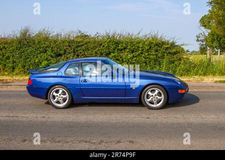 1994 90er Jahre Blue Benzingas 3000 ccm PORSCHE; auf der Classic & Performance Motor Show im Hoghton Tower; Supercar Showtime Juni 2023 Stockfoto