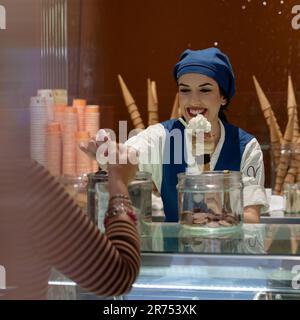 Italienische gelato Stockfoto