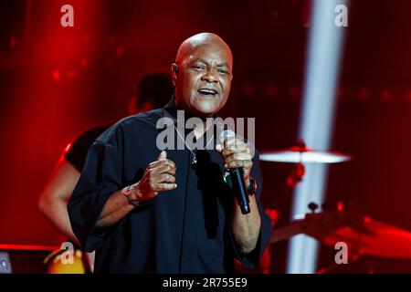 Mario Ramsamy tritt am 12. Juni 2023 auf der Psychodon 2023 Party im l' Olympia in Paris auf. Foto: Nasser Berzane/ABACAPRESS.COM Stockfoto