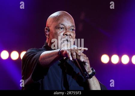 Mario Ramsamy tritt am 12. Juni 2023 auf der Psychodon 2023 Party im l' Olympia in Paris auf. Foto: Nasser Berzane/ABACAPRESS.COM Stockfoto