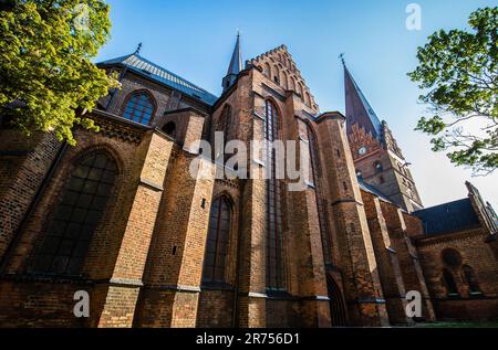 St. Peters Kirche des 16. Jahrhunderts in Malmö von Schweden Stockfoto