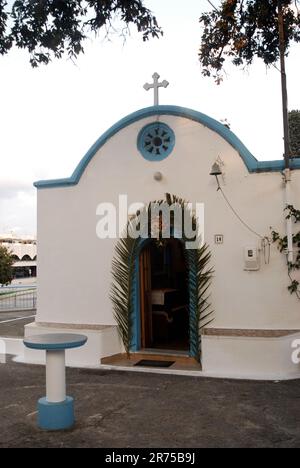 Griechenland, Rhodos Insel Paradeisi Dorf Kirche der Heiligen Anastasie und Kirche des Erzengels Michael Stockfoto