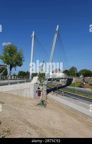 Radbrücke Rheinischer Esel, Pferdebachstraße, Deutschland, Nordrhein-Westfalen, Ruhrgebiet, Witten Stockfoto