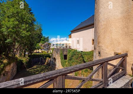 Burg Bourglinster, Junglinster, Großherzogtum Luxemburg, Kanton Grevenmacher, Benelux, Benelux-Länder, Luxemburg Stockfoto