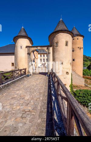 Burg Bourglinster, Junglinster, Großherzogtum Luxemburg, Kanton Grevenmacher, Benelux, Benelux-Länder, Luxemburg Stockfoto