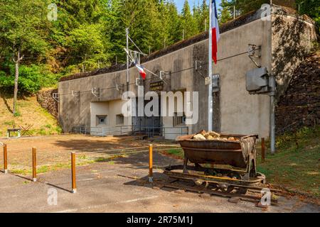 Bungeranlage Ouvrage Hackenberg der Maginot-Linie bei Veckring, Departement Moselle, Grand Est, Frankreich Stockfoto