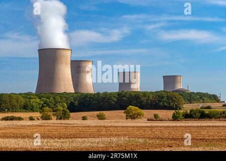 Kernkraftwerk Cattenom in der Nähe von Cattenom, Moselle, Grand Est, Frankreich Stockfoto