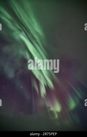 Finnland, Lappland, Nordlichter, aurora borealis Stockfoto