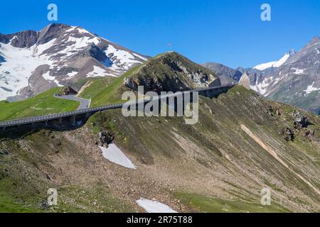 Fuschertörl, Großglockner High Alpine Road Stockfoto