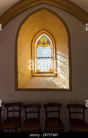 Pfarrkirche St. Vincent, Innenministerium, Heiligenblut am Großglockner, Gruft Stockfoto