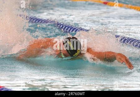 Florent Manaudou , Heat 100m Freestyle Men während der French Elite Swimming Championships am 13. Juni 2023 in Rennes, Frankreich - Photo Laurent Lairys / MAXPPP Stockfoto