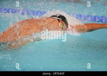 Florent Manaudou, Herren Heat 100m Freestyle während der French Elite Swimming Championships am 13. Juni 2023 in Rennes, Frankreich - Photo Laurent Lairys / DPPI Stockfoto