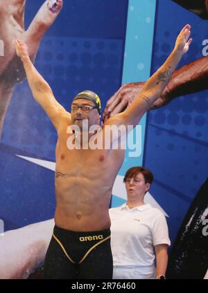 Florent Manaudou, Herren Heat 100m Freestyle während der French Elite Swimming Championships am 13. Juni 2023 in Rennes, Frankreich - Photo Laurent Lairys / DPPI Stockfoto