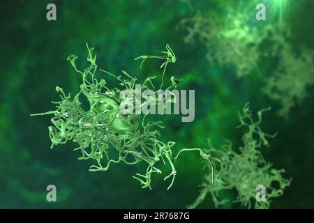 Amöbe, Computer-Illustration. Stockfoto