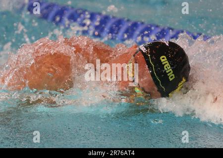 Rennes, Frankreich. 13. Juni 2023. Florent Manaudou, Hebe 100m Freestyle-Männer während der French Elite Swimming Championships am 13. Juni 2023 in Rennes, Frankreich. Foto: Laurent Lairys/ABACAPRESS.COM Kredit: Abaca Press/Alamy Live News Stockfoto