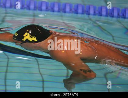 Rennes, Frankreich. 13. Juni 2023. Florent Manaudou, Hebe 100m Freestyle-Männer während der French Elite Swimming Championships am 13. Juni 2023 in Rennes, Frankreich. Foto: Laurent Lairys/ABACAPRESS.COM Kredit: Abaca Press/Alamy Live News Stockfoto