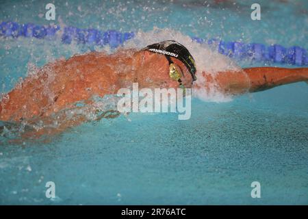 Rennes, Frankreich. 13. Juni 2023. Florent Manaudou, Hebe 100m Freestyle-Männer während der French Elite Swimming Championships am 13. Juni 2023 in Rennes, Frankreich. Foto: Laurent Lairys/ABACAPRESS.COM Kredit: Abaca Press/Alamy Live News Stockfoto