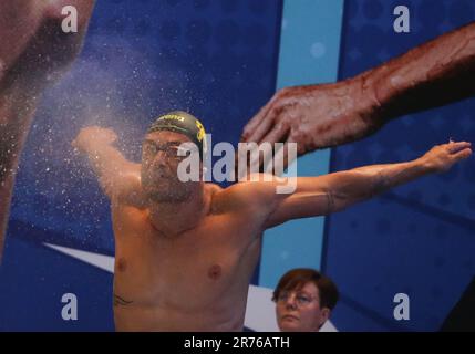Rennes, Frankreich. 13. Juni 2023. Florent Manaudou, Hebe 100m Freestyle-Männer während der French Elite Swimming Championships am 13. Juni 2023 in Rennes, Frankreich. Foto: Laurent Lairys/ABACAPRESS.COM Kredit: Abaca Press/Alamy Live News Stockfoto