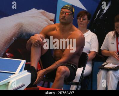 Rennes, Frankreich. 13. Juni 2023. Florent Manaudou, Hebe 100m Freestyle-Männer während der French Elite Swimming Championships am 13. Juni 2023 in Rennes, Frankreich. Foto: Laurent Lairys/ABACAPRESS.COM Kredit: Abaca Press/Alamy Live News Stockfoto