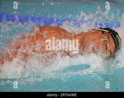 Rennes, Frankreich. 13. Juni 2023. Florent Manaudou, Hebe 100m Freestyle-Männer während der French Elite Swimming Championships am 13. Juni 2023 in Rennes, Frankreich. Foto: Laurent Lairys/ABACAPRESS.COM Kredit: Abaca Press/Alamy Live News Stockfoto