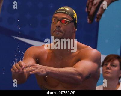 Rennes, Frankreich. 13. Juni 2023. Florent Manaudou, Hebe 100m Freestyle-Männer während der French Elite Swimming Championships am 13. Juni 2023 in Rennes, Frankreich. Foto: Laurent Lairys/ABACAPRESS.COM Kredit: Abaca Press/Alamy Live News Stockfoto