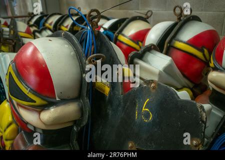 Blackpool Lightworks Illuminations Depot Stockfoto