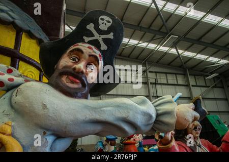 Blackpool Lightworks Illuminations Depot Stockfoto