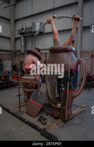 Blackpool Lightworks Illuminations Depot Stockfoto