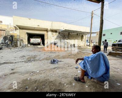 Mauretanien, Nouakchott, Kutschenbauer Stockfoto