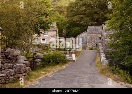 Eskdale Mill und Miller's House im Dorf Boot, Eskdale, Cumbria, Großbritannien Stockfoto