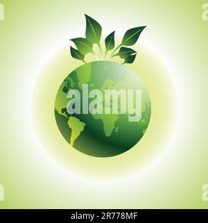 grüne Welt Stock Vektor