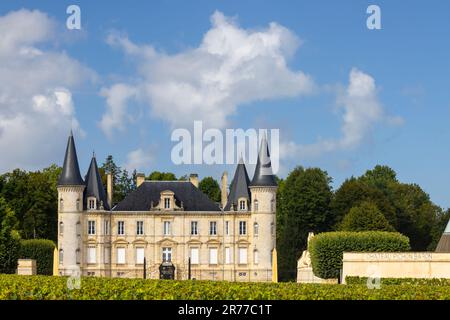 Chateau Pichon Longueville Baron, Medoc, Frankreich Stockfoto